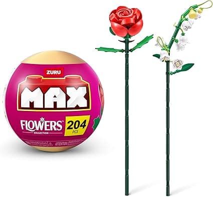 Imagen de Max Premium Flowers ZURU 🌸 Bloques de construcción, 243 piezas en OfertitasTOP