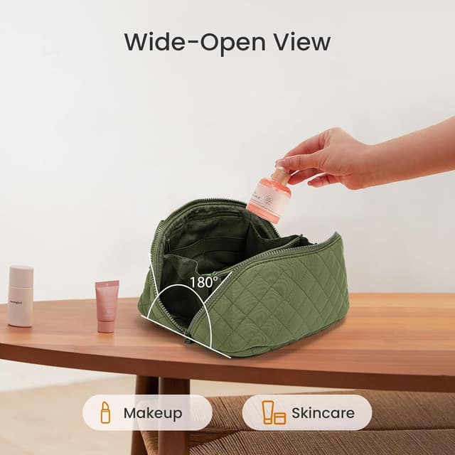 Detalle de Zouwel Travel Makeup Bag 2 Piece