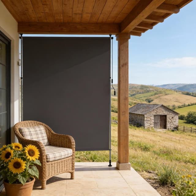 Detalle de UISEBRT Klemmmarkise 150x310 cm Senkrecht