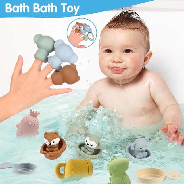 Thumbnail 4 de Giocattoli da bagno in silicone 1 2 3 4 anni