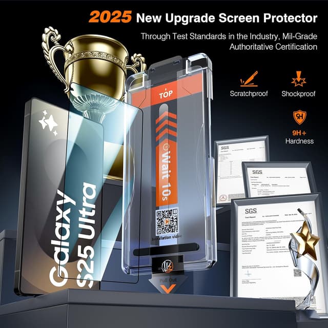 Thumbnail 1 de LK 2 Pezzi Vetro Temperato Galaxy S25 Ultra