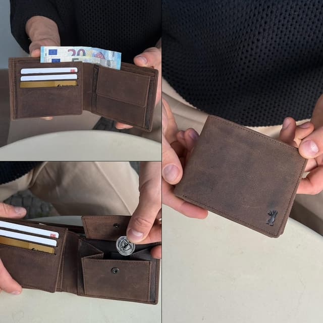 Thumbnail 5 de Berliner Bags Peter porte‑feuille cuir compact avec RFID