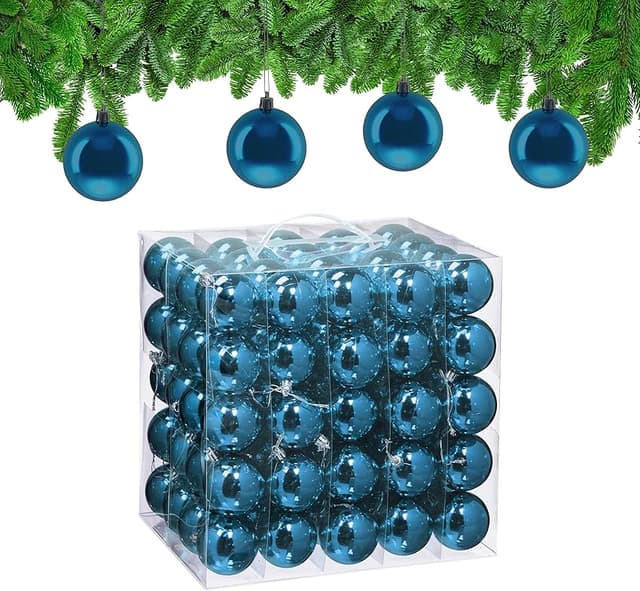 Imagen de Relaxdays Bolas Árbol Navidad 6 cm, set 100 🎄 en OfertitasTOP