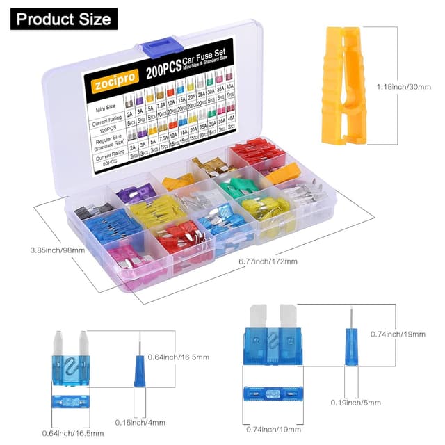 Thumbnail 6 de Zocipro 200 Mini und Standard Sicherungen Set