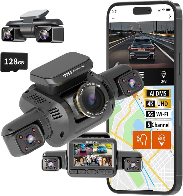 Imagen de V8 Ultra-5CH 4K 5‑Channel Dash Cam en OfertitasTOP