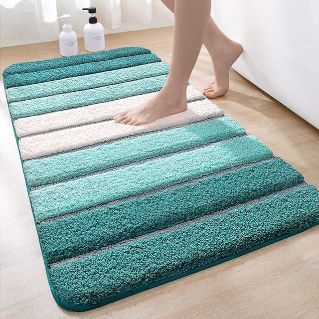 Imagen de DEXI Alfombra de Baño Antideslizante 60x110 cm 🌿 Lavable y Absorbente en OfertitasTOP