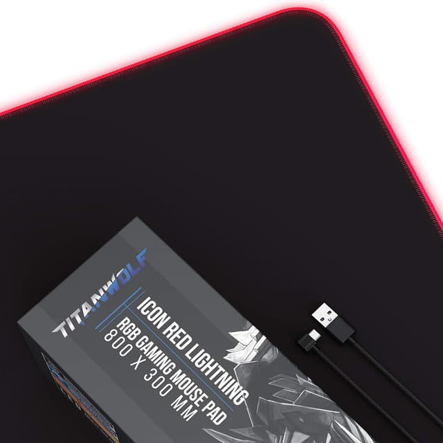 Thumbnail 5 de Titanwolf RGB Gaming Mauspad 800x300 mm
