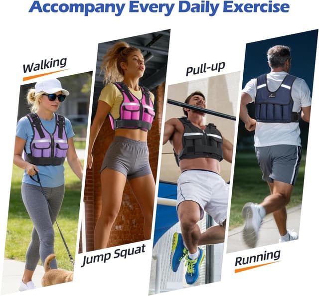 Thumbnail 6 de Sportneer Adjustable Weight Vest 0.9–8kg