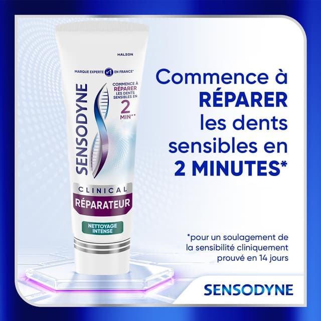Thumbnail 1 de SENSODYNE Dentifrice Clinical Réparateur 2 x 75 ml 🪥
