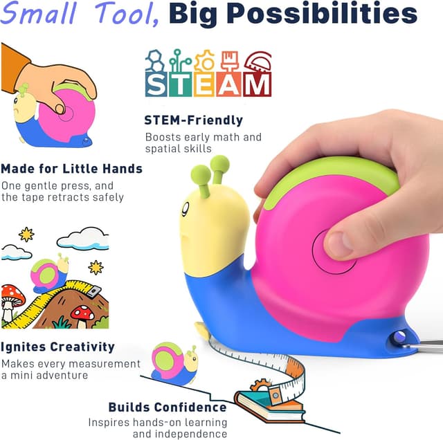 Detalle 2 de PLAYPARTY 8ft Tape Measure for Kids