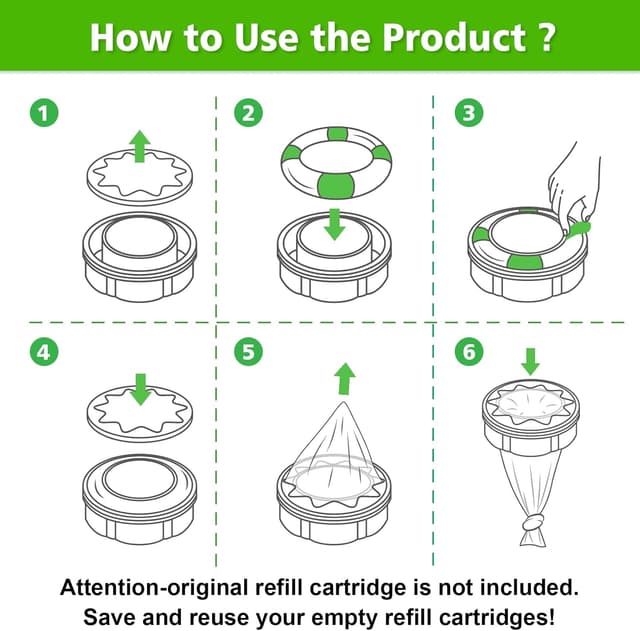 Thumbnail 6 de Tommee Tippee Nappy Bin Refills 9 pack 7 m