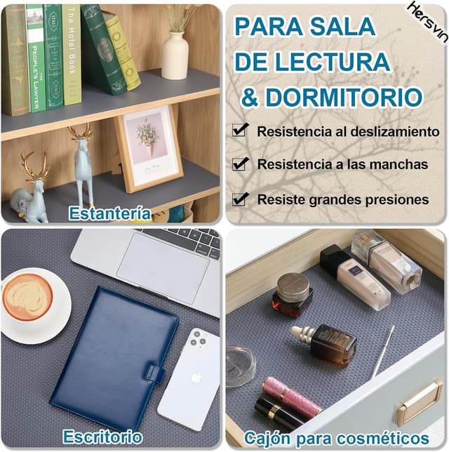 Thumbnail 4 de Hersvin Protector de Cocina 30cm x 300cm, EVA, Gris Oscuro 🛡