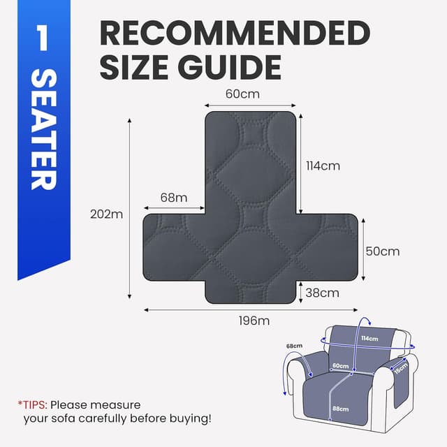 Detalle de Ystyle copridivano impermeabile 1 posto