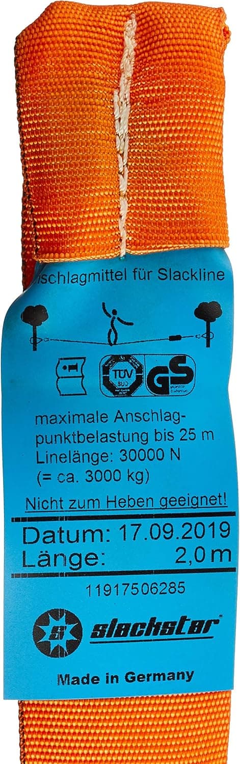 Detalle 2 de Slackstar 05041RS Flexitube : attache de slackline pour point fixe, 500 kg