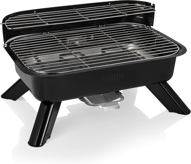 Imagen de Princess 112252 Barbecue ibrido da tavolo: elettrico o a carbonella da 2000 W en OfertitasTOP