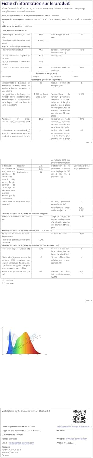 Thumbnail 9 de LED ATOMANT Pack 4x Downlight LED Extraplano Redondo