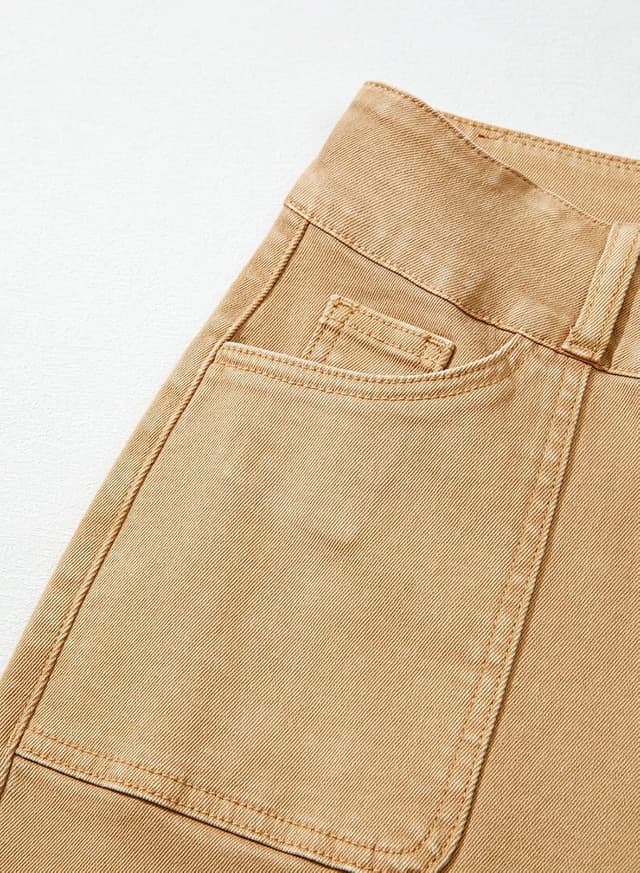 Thumbnail 5 de Sidefeel High Waisted Wide Leg Jeans