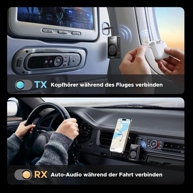 Thumbnail 5 de UGREEN aptX Bluetooth Sender Klinke Empfänger