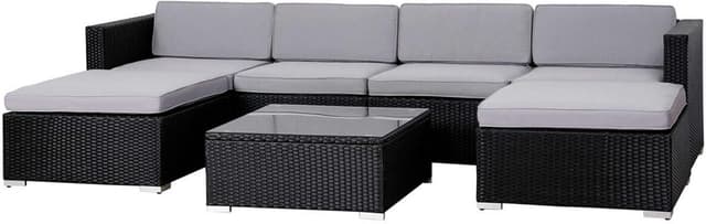 Thumbnail 6 de EVRE Nevada rattan garden set 6 seater