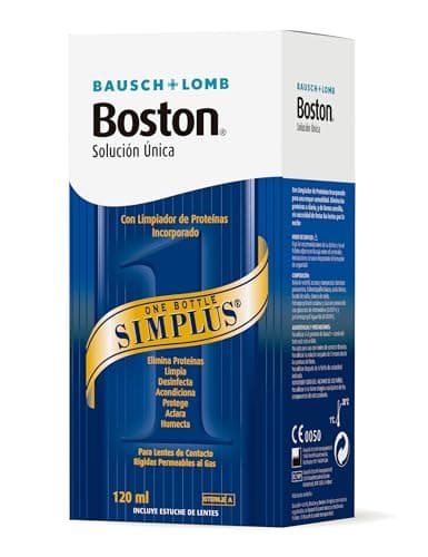 Thumbnail 1 de Bausch + Lomb Boston SIMPLUS Solución única 120 ml 🧴
