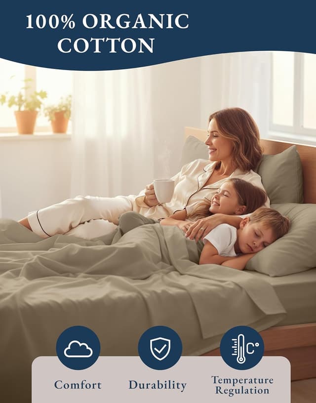 Thumbnail 5 de Lane Linen Queen organic cotton sheets