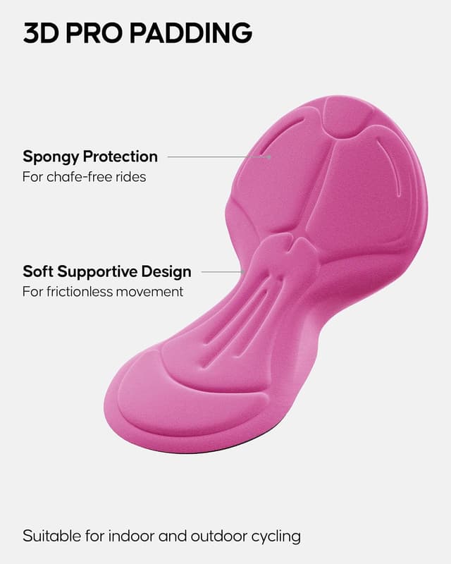 Detalle de Danish Endurance padded cycling shorts (high waisted) for women