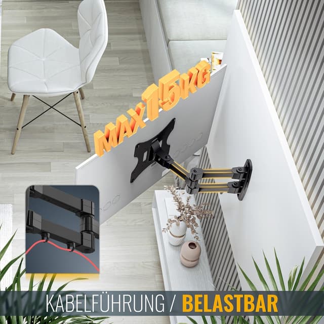 Thumbnail 5 de RICOO S2522 Wandhalterung 32–43 Zoll