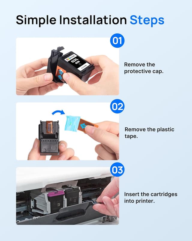 Thumbnail 6 de GPC Image 62XL ink cartridges 2-pack for HP printers 🖨
