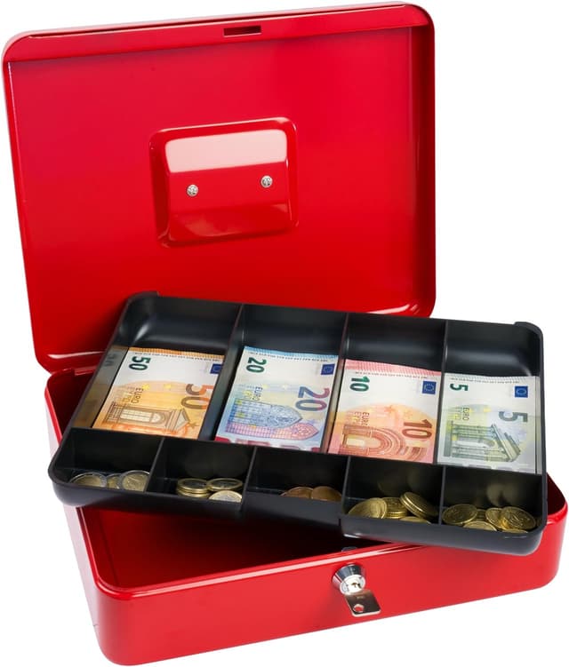 Detalle 2 de SAX Geldkassette 30×24×9 cm 💼