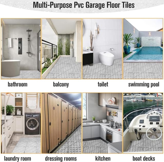 Thumbnail 6 de 12-Piece Interlocking Rubber Floor Tiles ⚙