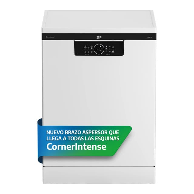 Detalle 2 de Lavavajillas Beko BDFN26440WC reacondicionado grado C, 60 cm y 14 servicios