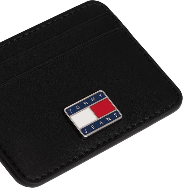 Detalle 2 de Tommy Jeans Tjw Cool CC Holder AW0AW18030 portatessere da donna, colore nero