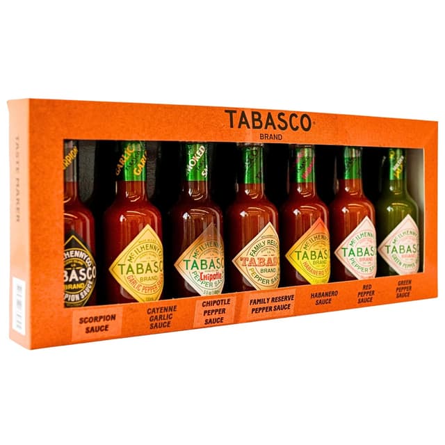 Imagen de TABASCO TASTE MAKER Geschenkset 7×148 ml 🌶 en OfertitasTOP