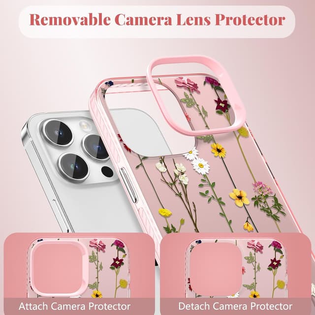 Thumbnail 5 de ZTOFERA Rosa Hülle iPhone 15 Pro