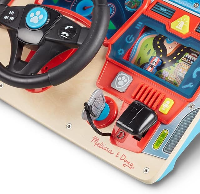 Detalle 2 de Melissa & Doug Tablero de Madera Paw Patrol — Volante para 3 años