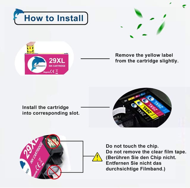 Thumbnail 6 de GoToners 29XL 10er Pack Druckerpatronen 🖨
