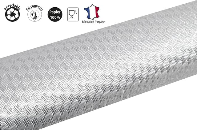 Detalle 2 de PRONAPPE R800652I nappes gaufrées argent