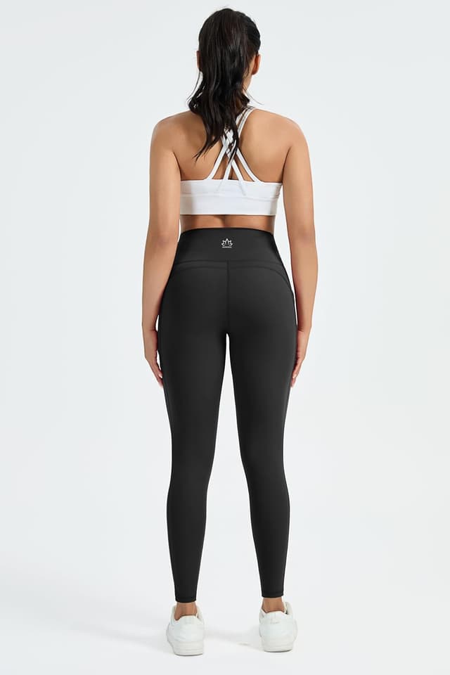 Detalle 2 de Enjoyoga Sport Leggings Damen High Waist mit Tasche
