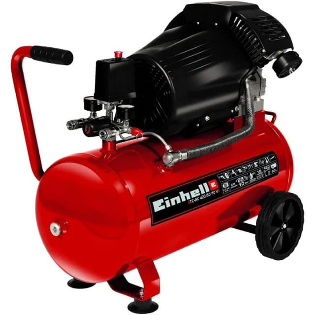 Detalle de Einhell TC-AC 420/50/10V compresor 50L 2200W