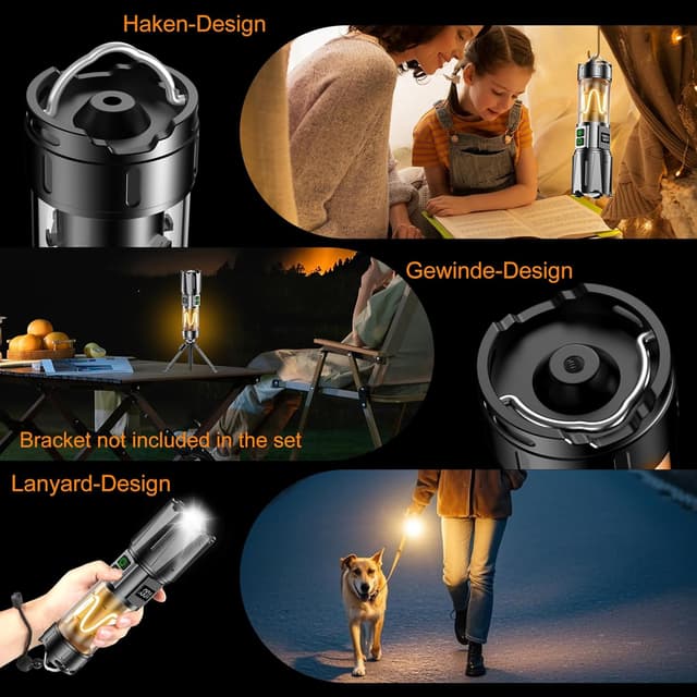 Thumbnail 8 de Relybo Linterna Led de Alta Potencia Recargable 🔦 1,000,000 Lumen