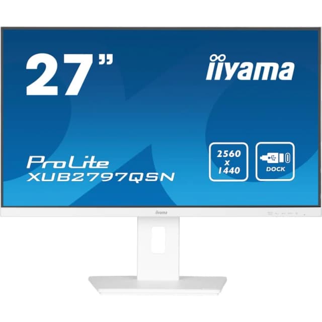 Detalle de Iiyama ProLite XUB2797QSN-W1 27" IPS WQHD 100Hz con USB-C y dock