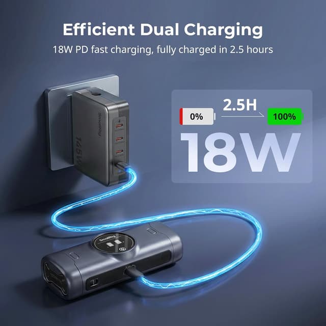 Detalle 2 de SMALLRIG Kamera-Akku-Kit für Sony NP-FZ100 (2× 2520 mAh) mit Dual-Ladecase – Hocheffizientes Laden