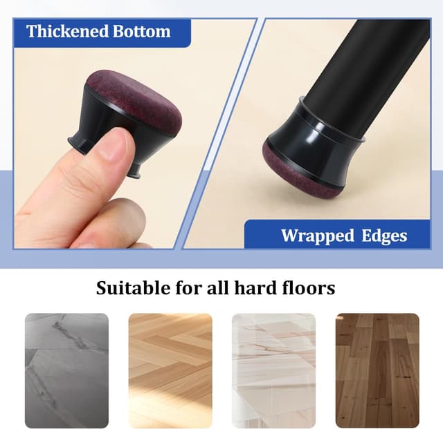 Thumbnail 3 de Stuhlbeinkappen 32er Set, Silikon 14–20 mm