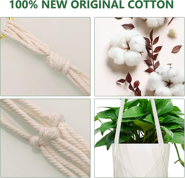 Detalle 2 de flintronic Hanging Planters Baskets 80cm pack