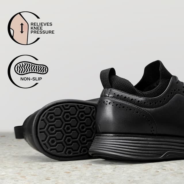 Detalle 2 de Bruno Marc MaxFlex Wingtip Dress Sneakers 👞