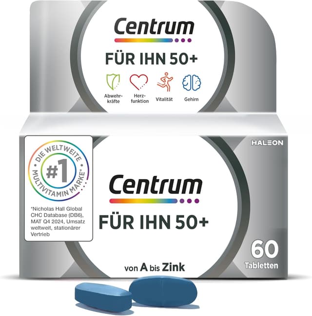 Imagen de Centrum FĂŒr Ihn 50+ Multivitamin 60 Tabletten đ en OfertitasTOP