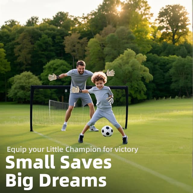 Thumbnail 6 de Sportout Youth & Adult Goalie Goalkeeper Gloves with Strong Grip, Finger Protection & Double Wrist Support