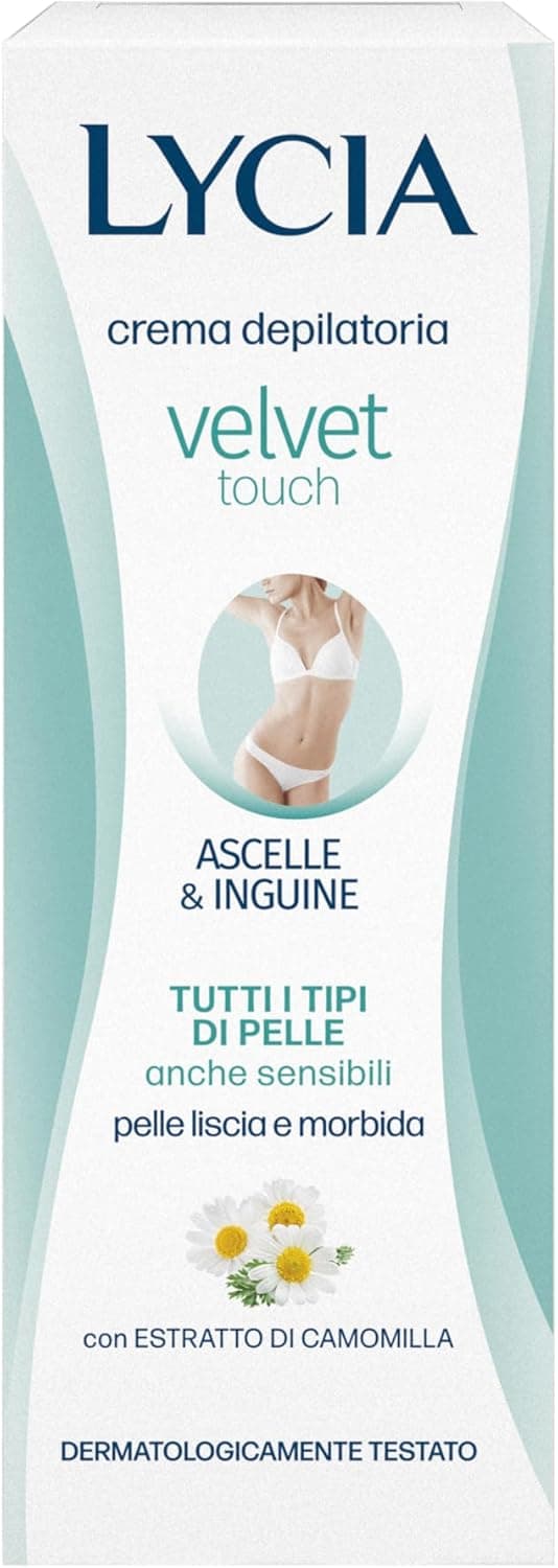 Detalle 2 de Lycia Crema Depilatoria Perfect Touch per gambe e braccia, vellutante e idratante con proteine della seta (150 ml)