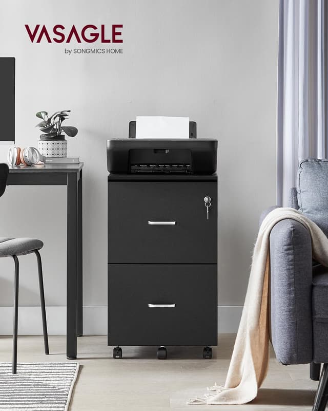 Thumbnail 1 de VASAGLE Archivador LCD27BKV1 2 Cajones