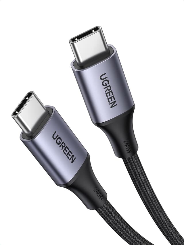 Detalle de UGREEN USB C Kabel 240W PD 3.1 2 m